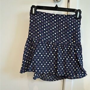 Zadig & Voltaire Blue Mini Skater Skirt